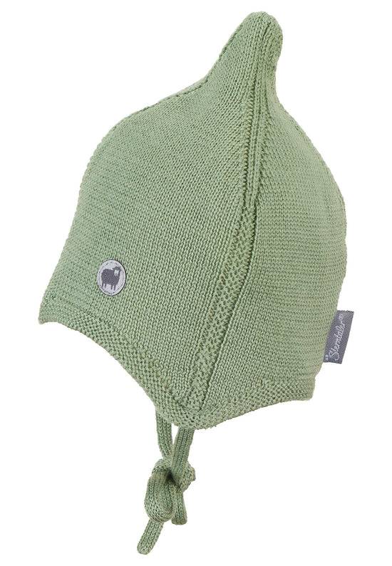 Sterntaler Strickmütze aus Wolle (Merino) mit kleinem Zipfel JETZT KAUFEN