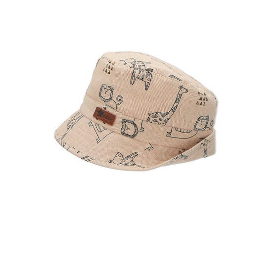 Sterntaler Fischerhut mit süßen Safari-Motiven in Beige Bis zu 60% Rabatt