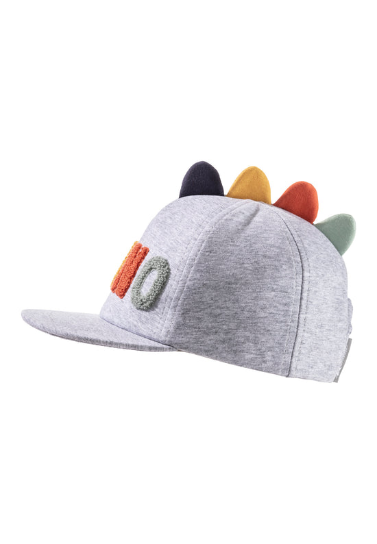 Sterntaler Baseballcap mit DINO-Stickerei in silber melange Sonderangebot der Fabrik