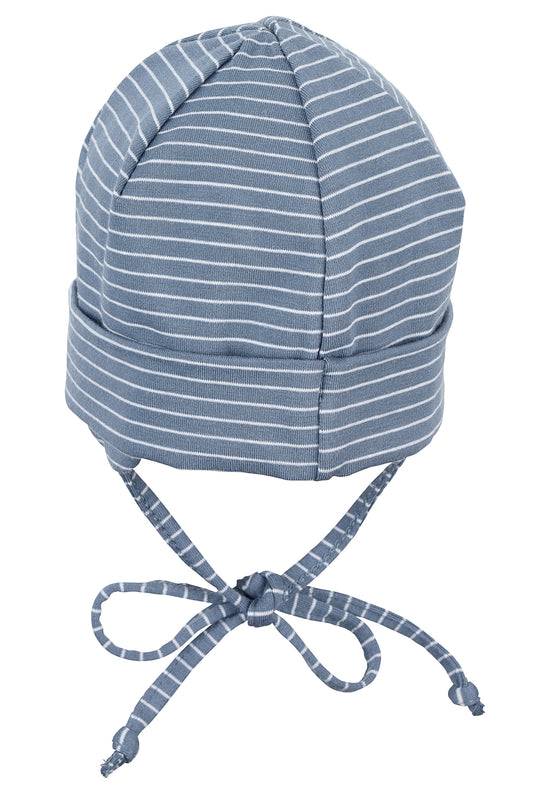 Sterntaler OCS Beanie aus Ringeljersey in Samtblau und Rosa Schlussverkauf