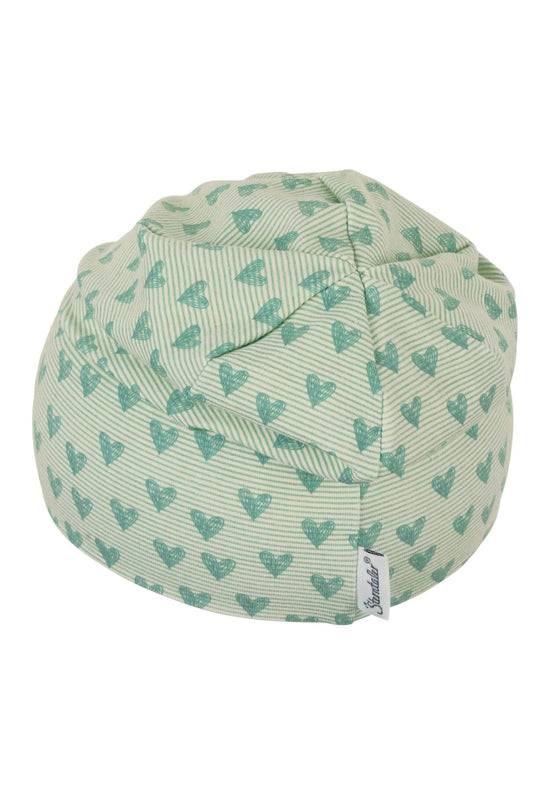 Sterntaler Slouch-Beanie mit Herzen Print aus Jersey Limitierter Zeitrabatt