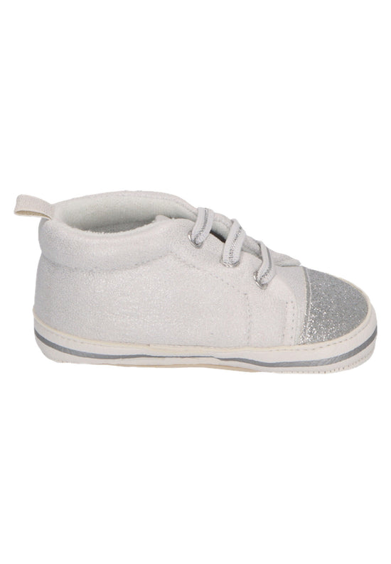 Sterntaler Babyschuh mit elastischen Schnürsenkeln in lichtgrau Exklusivangebot