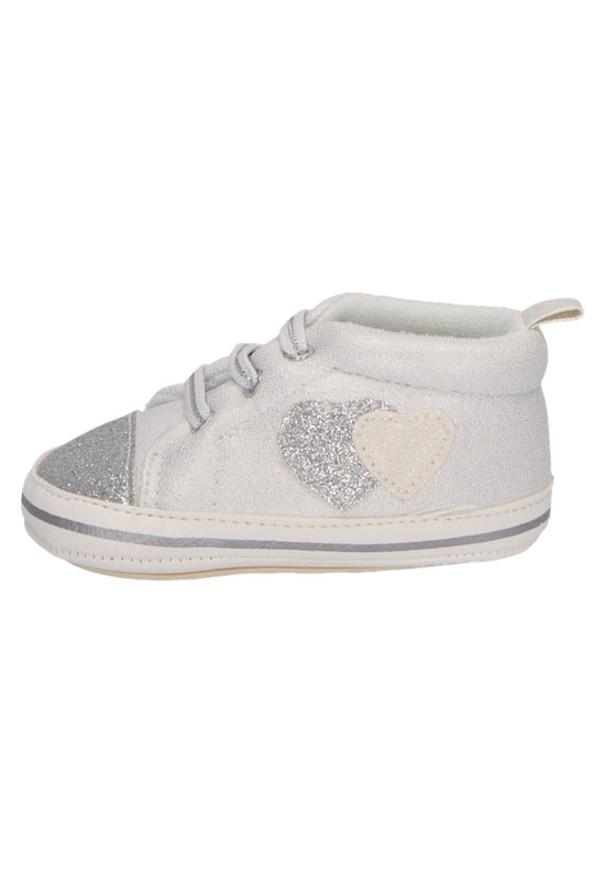 Sterntaler Babyschuh mit elastischen Schnürsenkeln in lichtgrau Exklusivangebot