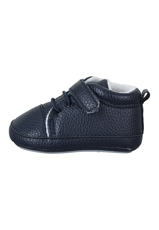 Sterntaler Babyschuh aus Kunstleder, Marine und Weiß Weihnachtsangebot
