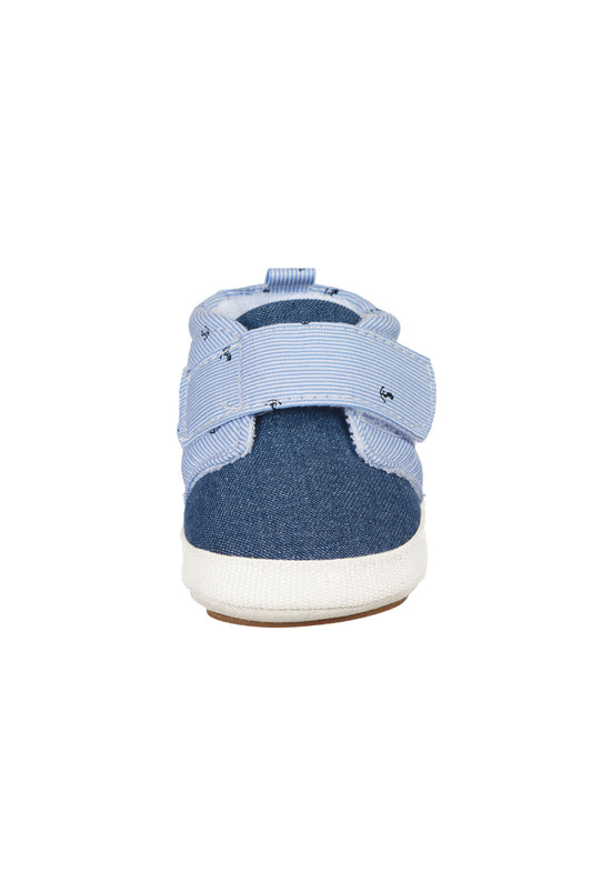 Sterntaler Babyschuh aus Denim und Baumwollstoff mit Druck Valentinstagsangebot