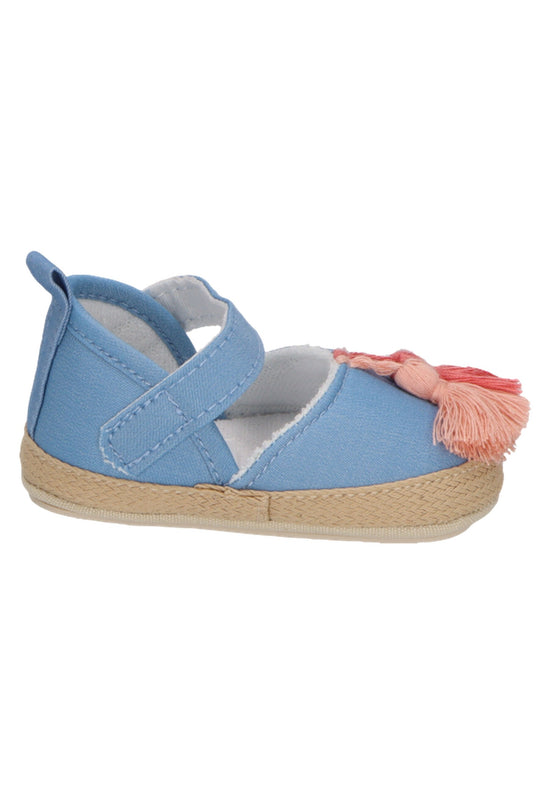 Sterntaler Baby Ballerina im Jeanslook mit Quastern in graublau Top Angebot