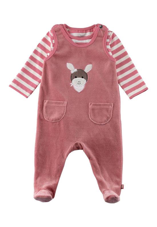 Sterntaler GOTS Strampler-Set Emmi girl aus Nicki in Rosa Super Sparpreis