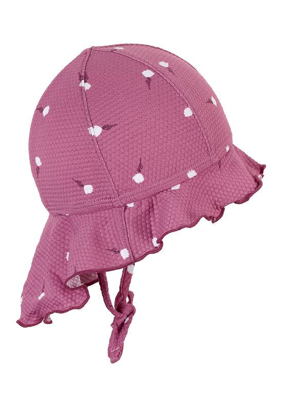 Sterntaler Schirmmütze mit Nackenschutz bedruckt mit Blumen Wochenangebot