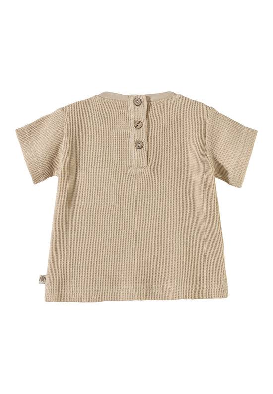 Sterntaler T-Shirt mit Applikation von Hase Happy in beige Kostenlose Rückgabe