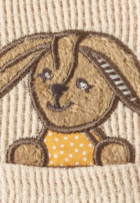 Sterntaler T-Shirt mit Applikation von Hase Happy in beige Kostenlose Rückgabe