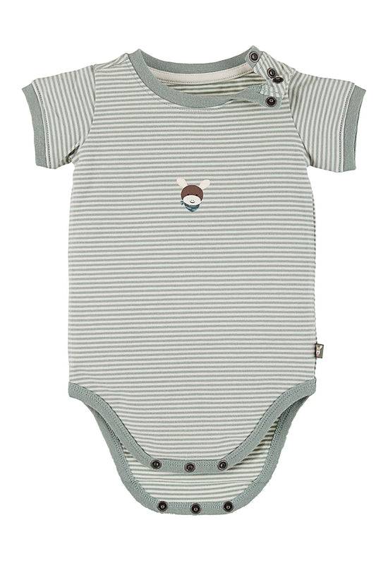 Sterntaler GOTS Body Esel Emmi, Kurzarm aus Jersey geringelt Letzte 3 Tage