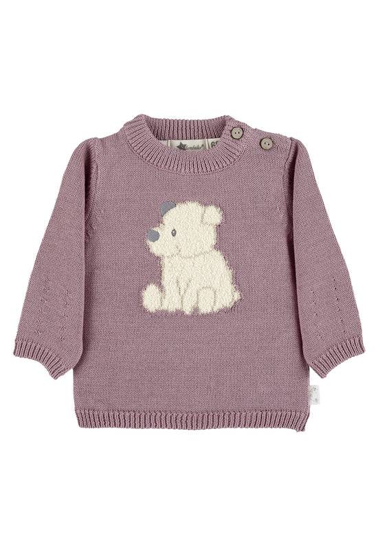 Sterntaler Strickpullover mit Motiv Eisbär Elia in rosa Verkauf