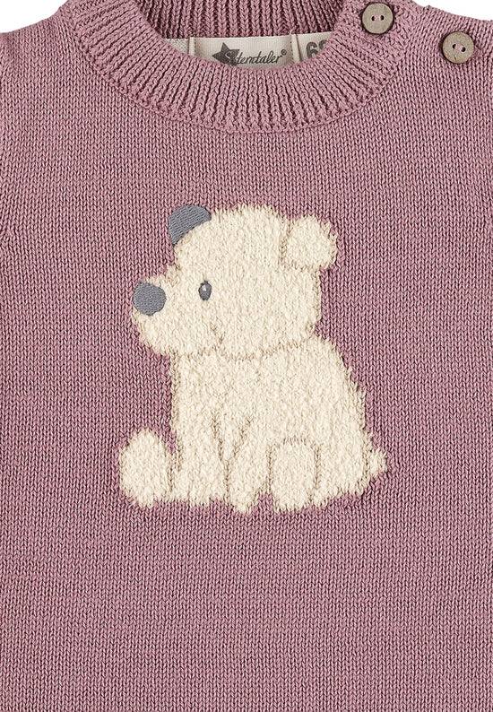 Sterntaler Strickpullover mit Motiv Eisbär Elia in rosa Verkauf