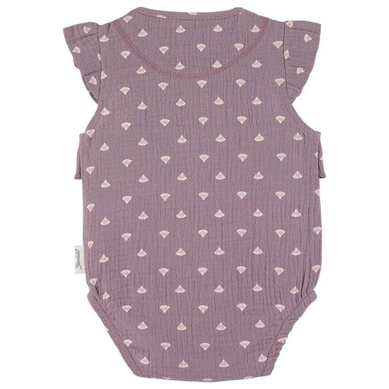 Sterntaler Baby Kurzarm-Strampler aus Musselin (Bio) mit Muschel-Design im Angebot