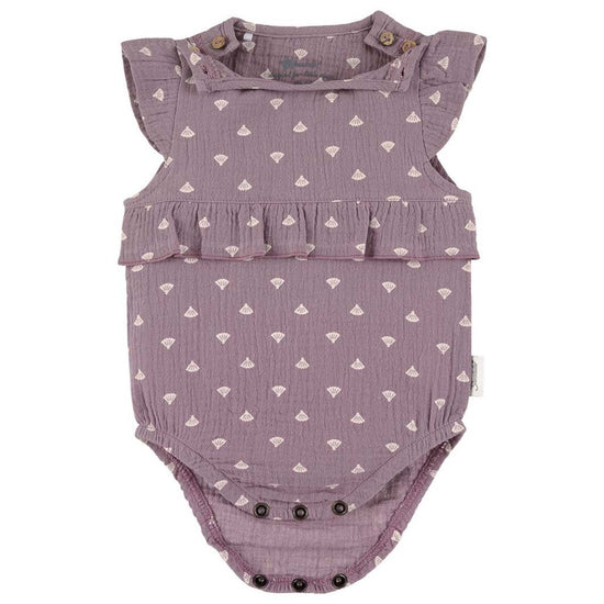Sterntaler Baby Kurzarm-Strampler aus Musselin (Bio) mit Muschel-Design im Angebot