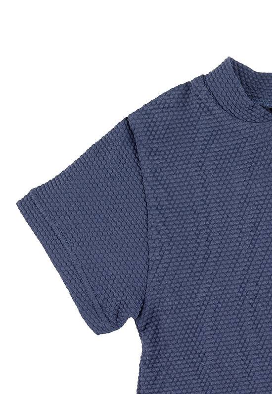 Sterntaler Schwimmshirt aus Strukturmaterial in blau Schlussverkauf
