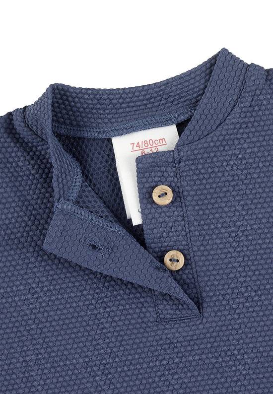 Sterntaler Schwimmshirt aus Strukturmaterial in blau Schlussverkauf