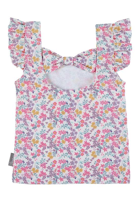 Sterntaler Schwimmshirt bedruckt mit bunten Blumen in ecru Blitzverkäufe