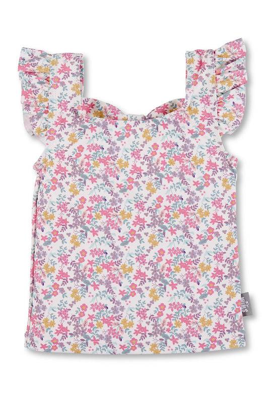 Sterntaler Schwimmshirt bedruckt mit bunten Blumen in ecru Blitzverkäufe