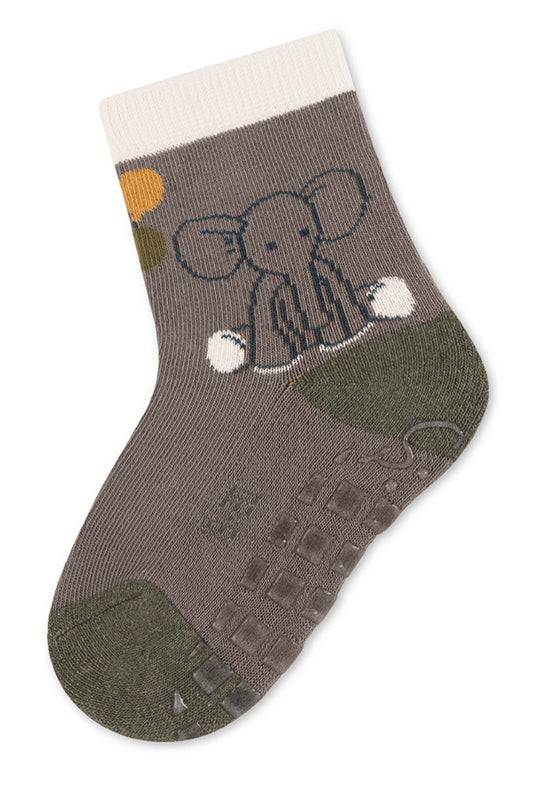 Sterntaler ABS-Socken Kinder 2er-Pack Elefant Eddy in Grau Fabrik Onlineshop