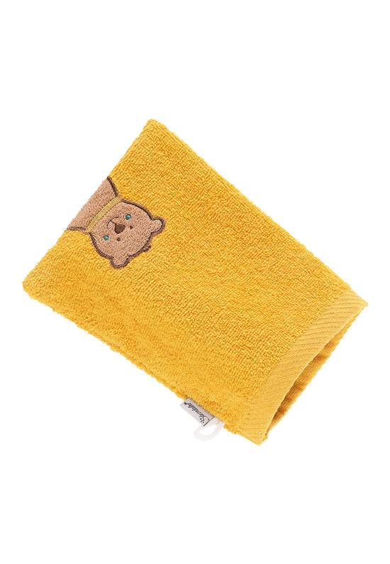Sterntaler Waschhandschuh Bär Ben in Gelb, 15x21cm Black Friday