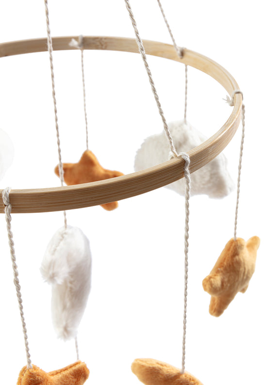 Sterntaler Mobile Himmelskörper mit Holzring und Kugel Große Rabatte