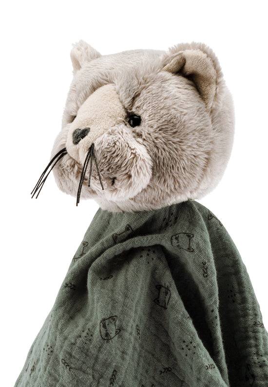 Sterntaler Schmusetuch Katze Lilly in grau, 34cm Räumungsverkauf