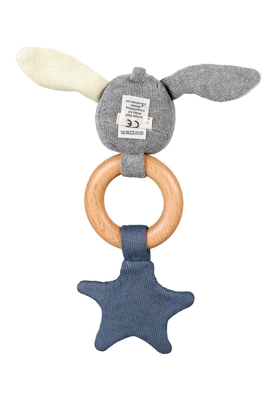 Sterntaler GOTS Strick-Spielfigur Esel, Holz-Greifring Buche Tiefpreis