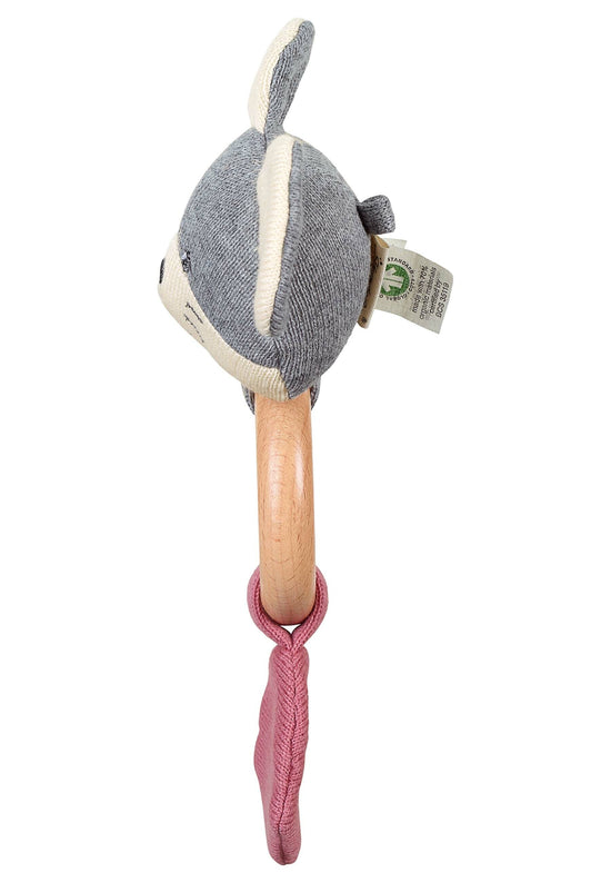 Sterntaler GOTS Strick-Spielfigur Maus, Holz-Greifring Buche Super Sparpreis