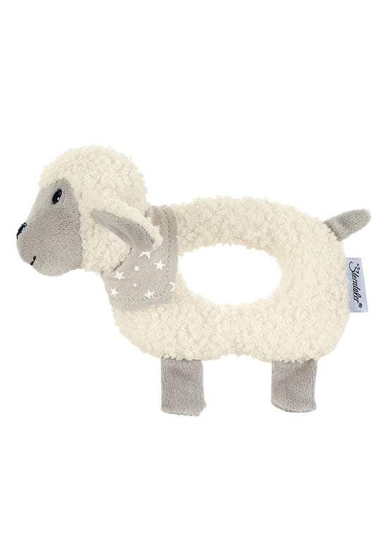 Sterntaler Greifling Schaf Stanley in Ecru mit Grau, 16 cm Zeitbegrenzte Promotion