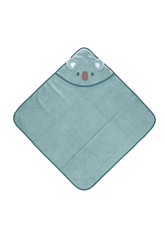 Sterntaler GOTS Motiv-Badetuch Koala Kalla in Blau melange Sonderangebot der Fabrik