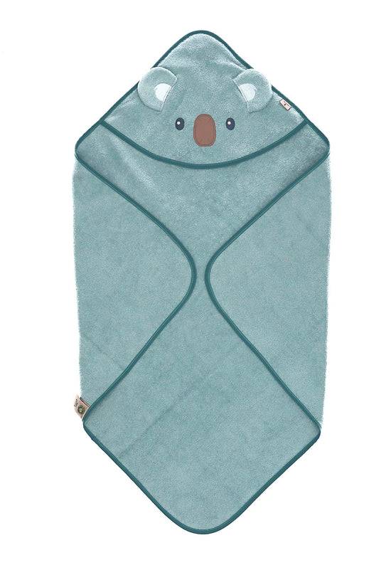 Sterntaler GOTS Motiv-Badetuch Koala Kalla in Blau melange Sonderangebot der Fabrik