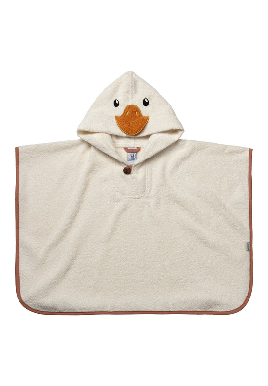 Sterntaler Badeponcho Ente Edda aus Baumwolle in ecru Fabrikladen