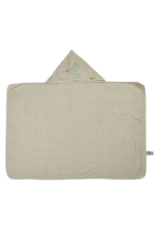 Sterntaler Kapuzenbadetuch Dino Rexi in beige, 100x70cm Online