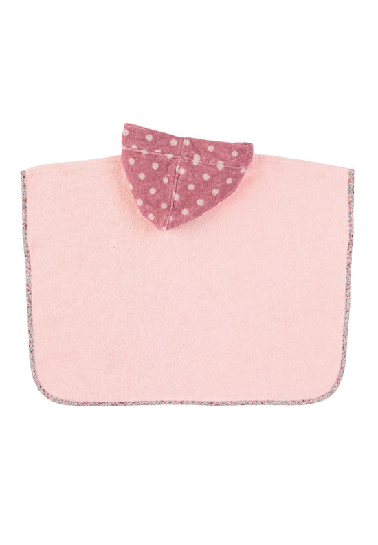 Sterntaler Poncho Maus Mabel aus Frottee in Zartrosa, 70x50cm Fabrikverkauf