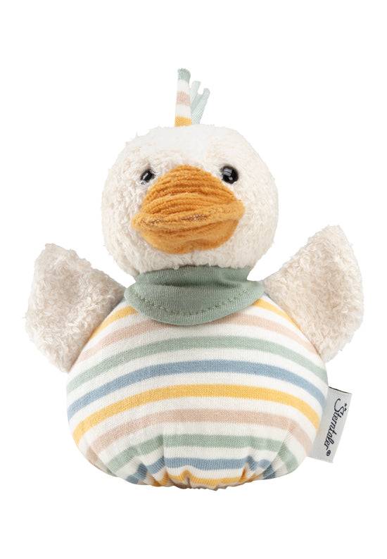 Sterntaler Knuddelsäckchen Ente Edda in buntem Ringel-Jersey Fabrikpreis