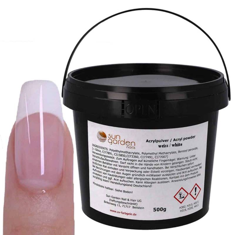 Sun Garden Nails Nagel Acryl Pulver weiß Bis zu 65% Rabatt
