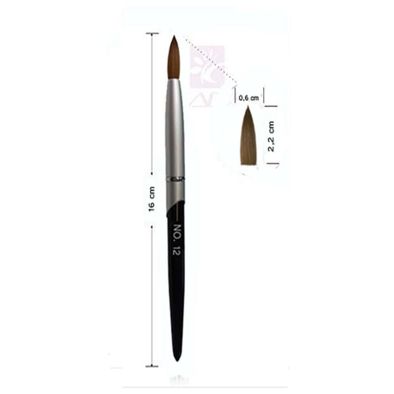 Sun Garden Nails Acrylpinsel Kolinsky Rotmarderhaar - Tropfenform spitz Begrenzt auf 3 Tage