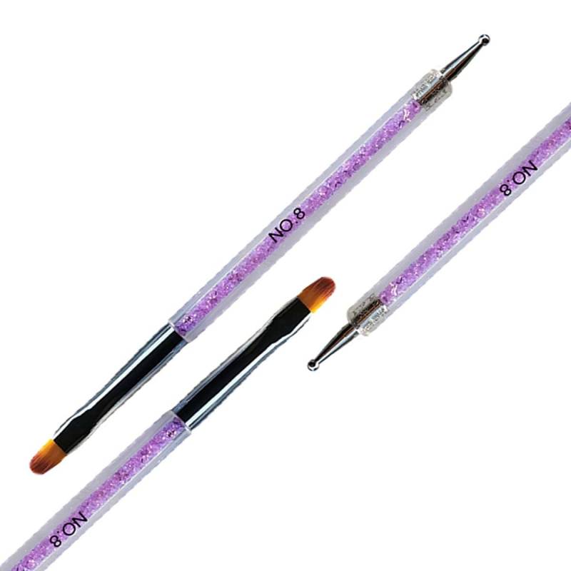 Sun Garden Nails Spot Swirl Dotting Tool & Gelpinsel aus Rotmarderhaar - Rounded 2in1 Im Verkauf