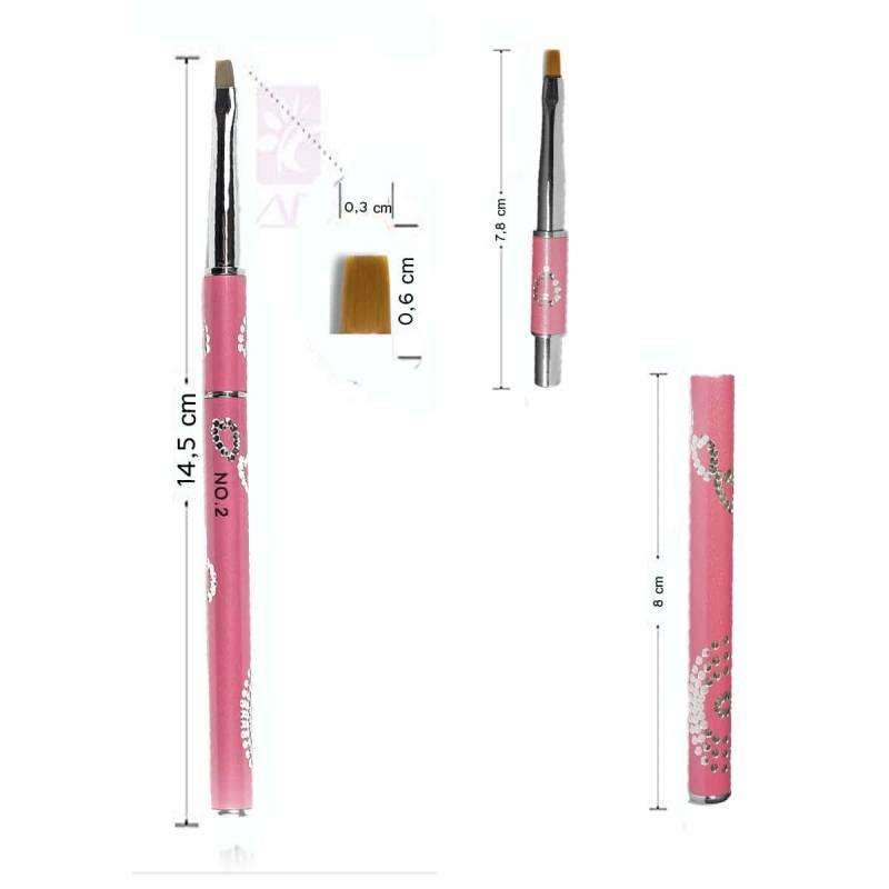 Sun Garden Nails Steckpinsel Gelpinsel aus Echthaar - Square Verkauf