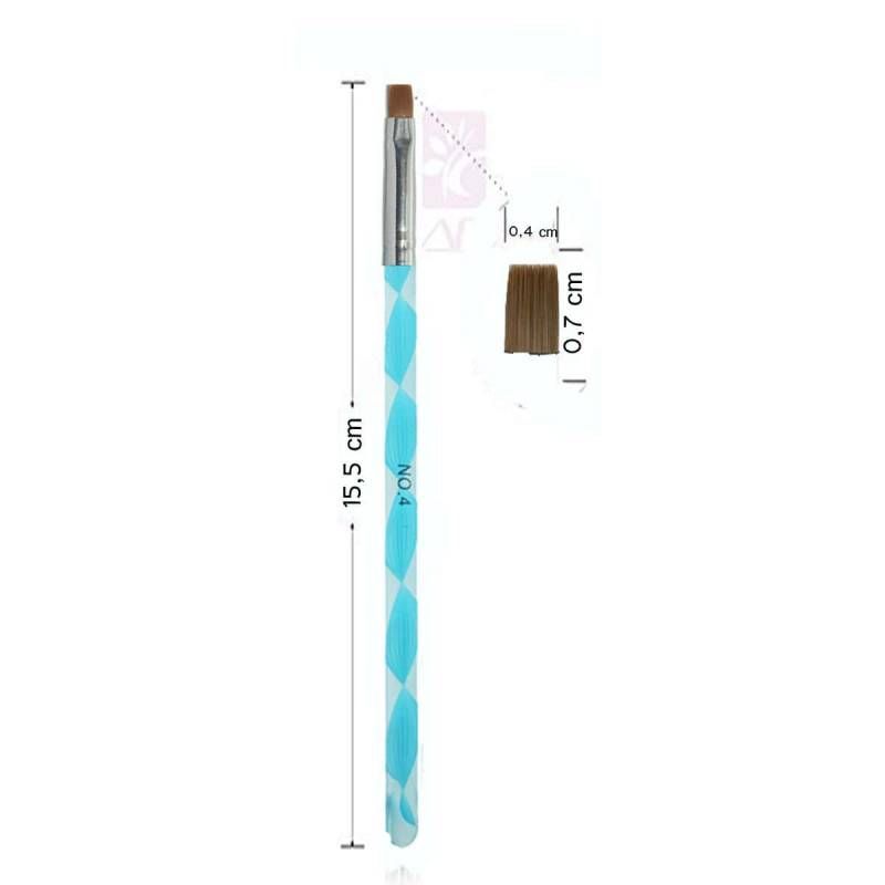 Sun Garden Nails Gelpinsel aus Echthaar - Square Günstiger Verkauf