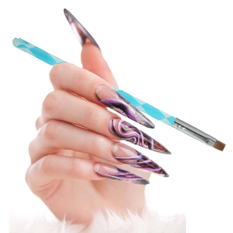 Sun Garden Nails Gelpinsel aus Echthaar - Square Günstiger Verkauf