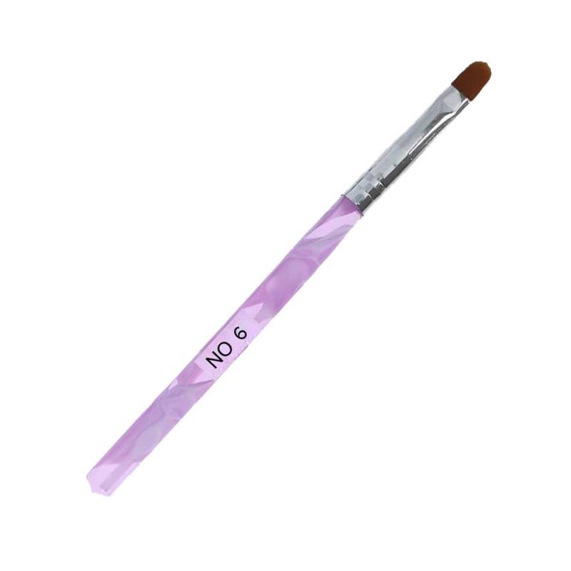 Sun Garden Nails 4 tlg. Set Gelpinsel aus Rotmarderhaar - Rounded Meist gekauft
