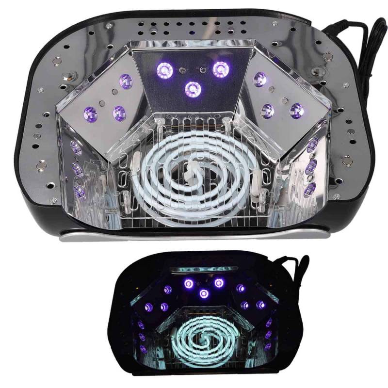 Sun Garden Nails CCFL-LED UV Lampe für Nägel mit Sensor, Timer und Handauflage 48W - K18 Schwarz Preisnachlass