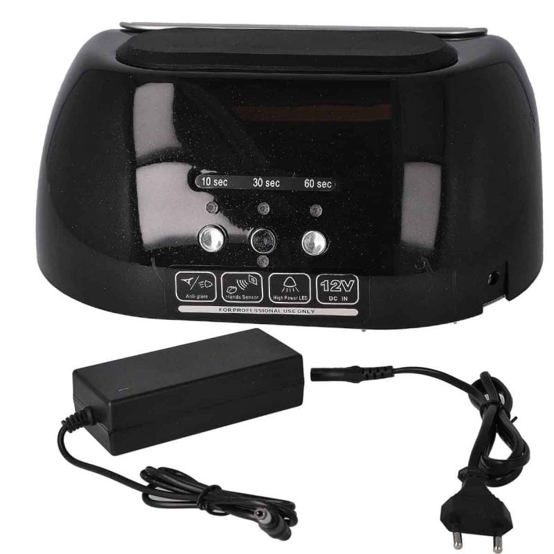 Sun Garden Nails CCFL-LED UV Lampe für Nägel mit Sensor, Timer und Handauflage 48W - K18 Schwarz Preisnachlass