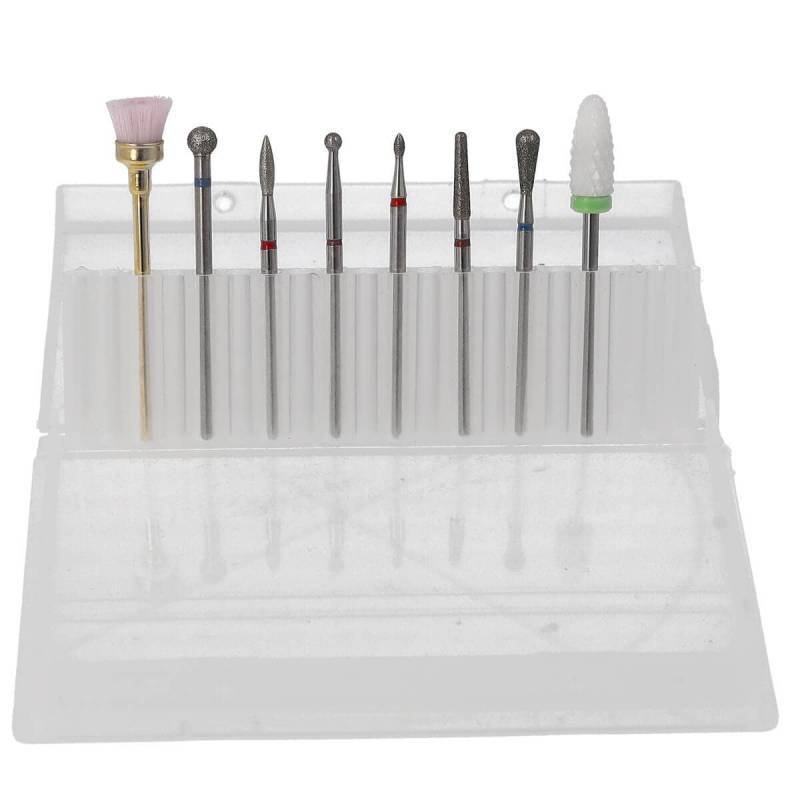 Sun Garden Nails 8tlg. Bit Set Nagel Fräser Aufsätze - Set 1 Jubiläumsangebot