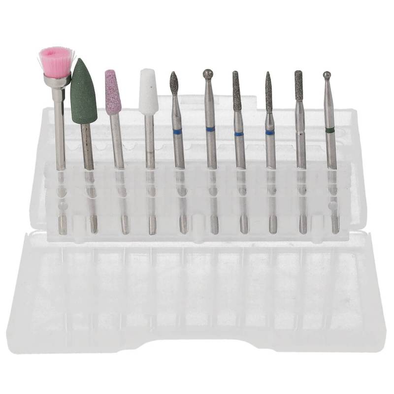 Sun Garden Nails 10tlg. Bit Set Nagel Fräser Aufsätze - Set 2 Heißer Verkauf