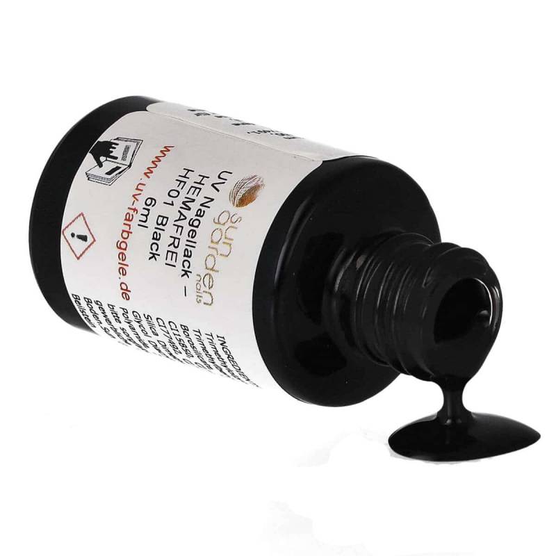 Sun Garden Nails UV Nagellack 6ml - HEMA-FREI - Schwarz & Weiß Töne Zeitlich begrenztes Angebot