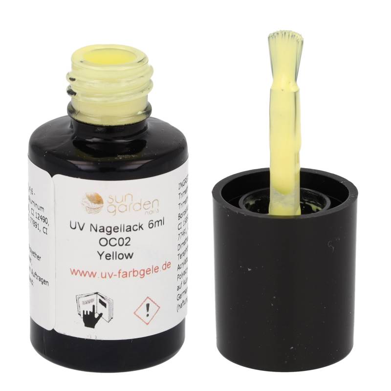 Sun Garden Nails UV Nagellack 6ml - One Coat Line - grün & gelb Töne Neuheiten