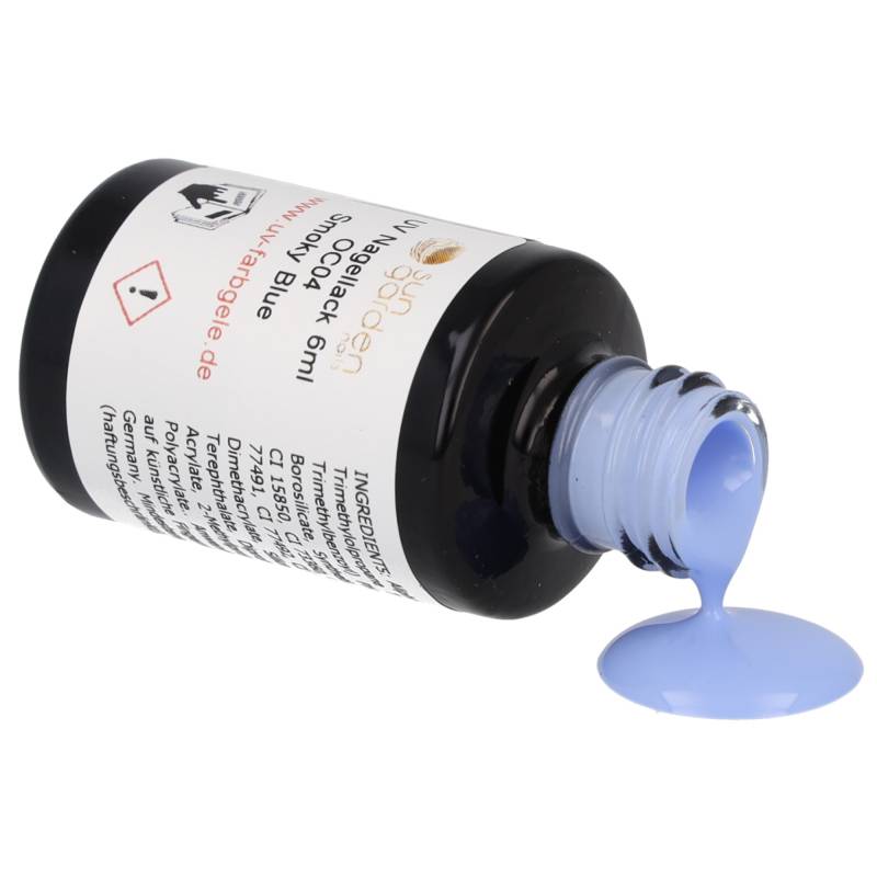Sun Garden Nails UV Nagellack 6ml - One Coat Line - blau & braun Töne Bestseller